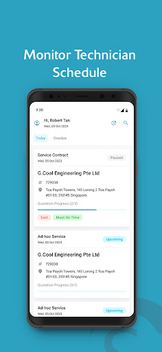 Simplify Technician Screen 2