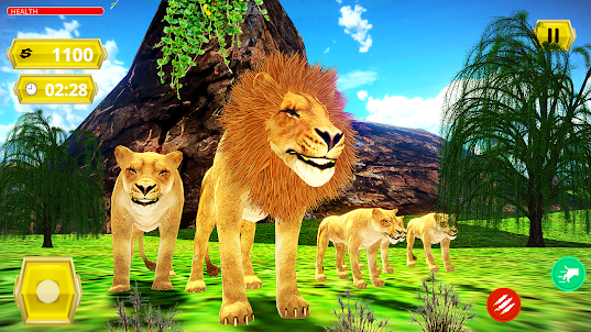 Flying lion Family sim