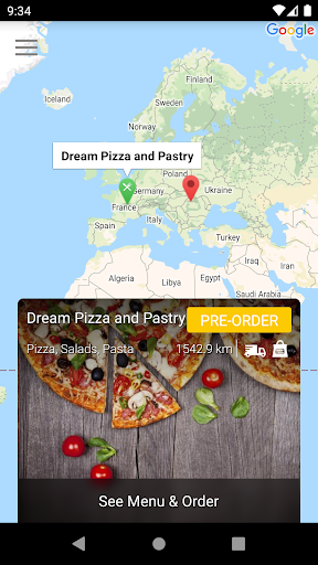 Dream Pizza and Pastry Screen 2