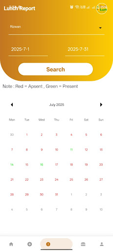 Safe Lunch – Parents App
