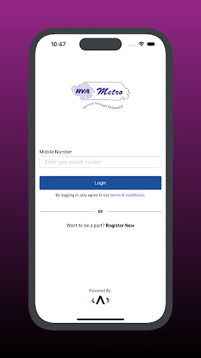 Android application RYA Metro screenshort