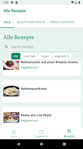 Android application Tiroler Gemüsekiste screenshort