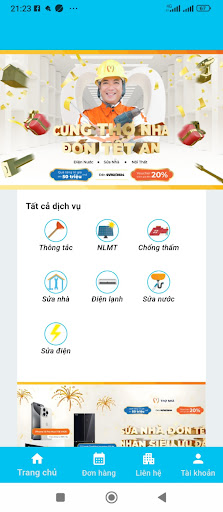 Android application Thợ Nhà screenshort