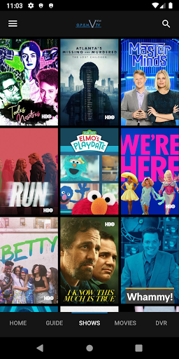 Screenshot of Open View TV