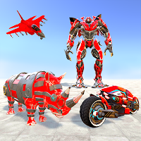 Wild Rhino Robot Games - Transform Robot War