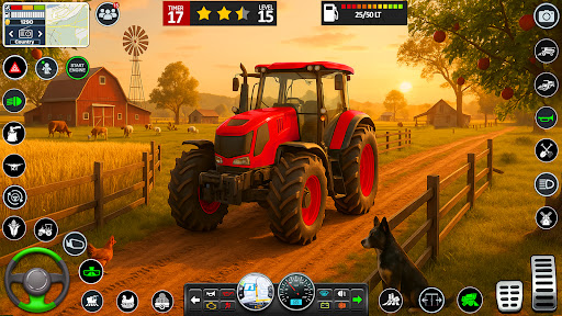 Big Farming Tractor Game 3D screenshot 6
