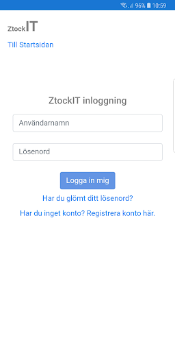 Android application ZtockIT screenshort