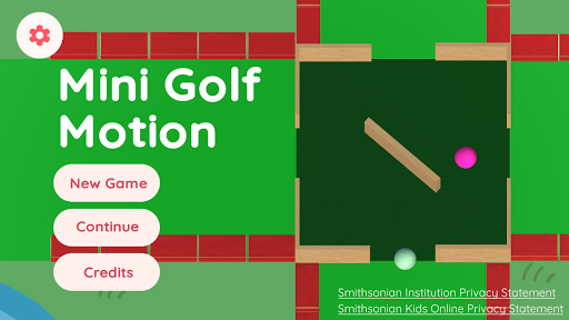 Android application Mini Golf Motion screenshort