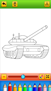 tank car coloring book