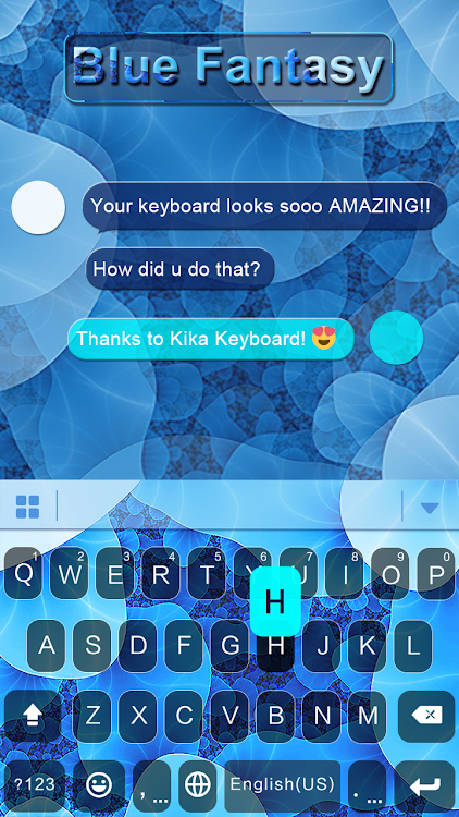 Blue Fantasy Keyboard Backgrou - 7.0.1_0124 - (Android)