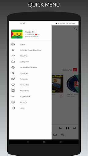 Android application Radio ST: Sao Tome & Principe screenshort
