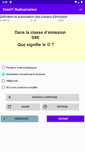 Exam1 pour Android Screen 2