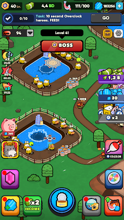 Game screenshot Fisher Cat Town Tycoon apk download
