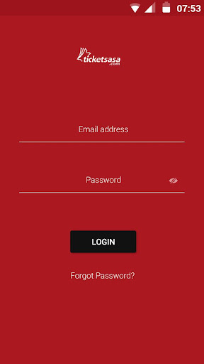 Android application Ticketsasa Merchants screenshort