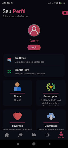 Android application Alphanimes screenshort