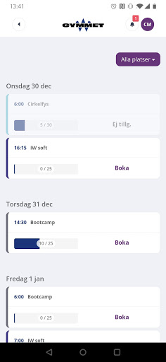 Wondr booking app Screen 3