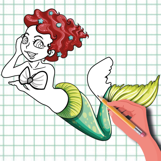 How to draw Mermaids logo