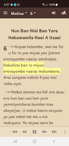 Sentani Bible Screen 3