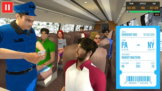 火车模拟器免费 - Euro Train Simulation Free 2021