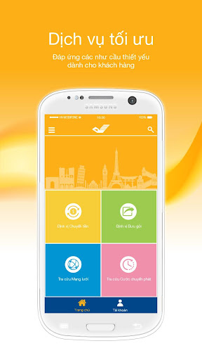Android application Vietnam Post screenshort