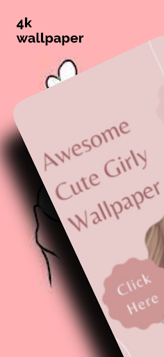 Android application Awesome Cute Girly Wallpaper screenshort