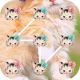 Kitten Pattern Lock Screen icon