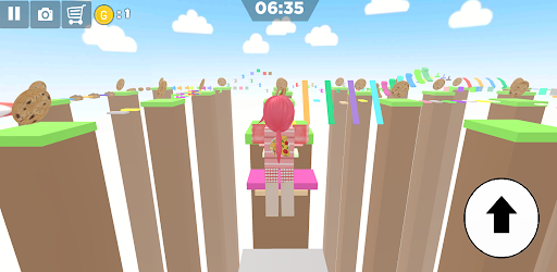 Parkour on Tower Pizza Obby Screenshot