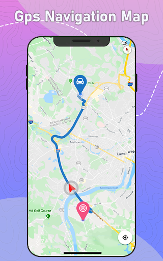 Android application GPS Maps Directions & Live Voi screenshort
