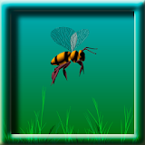 3D Animated Bee Flying LWP icon
