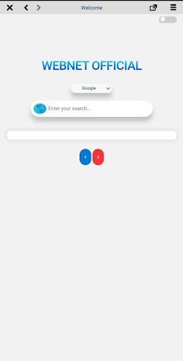 Webnet Official Browser Screen 3