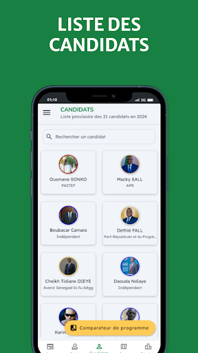Sénégal Vote Screen 3