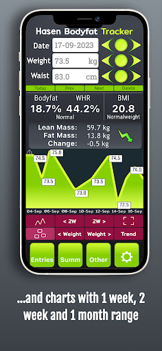 Bodyfat Tracker Screen 3