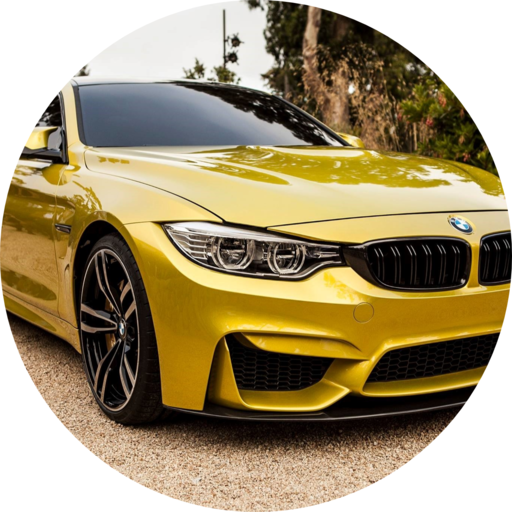 Gold Car Wallpaper logo