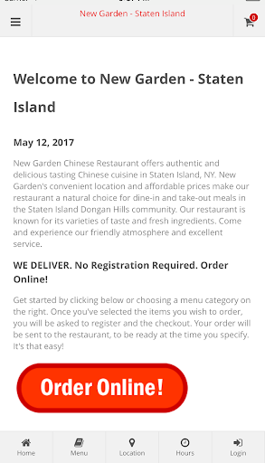 Android application New Garden Staten Island screenshort