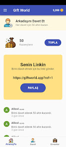Captura de Pantalla 3 Gift World - Hediye Kodları android