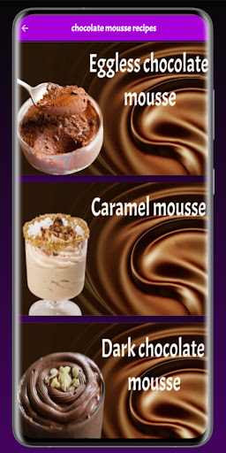 homemade chocolate mousse Screen 3