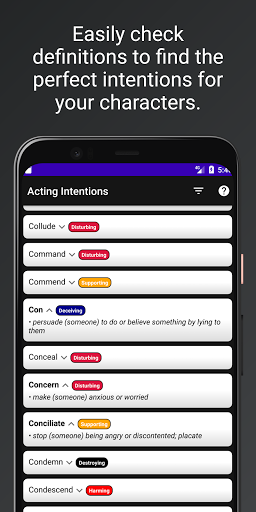 Acting Verbs: Stronger Choices Screen 2