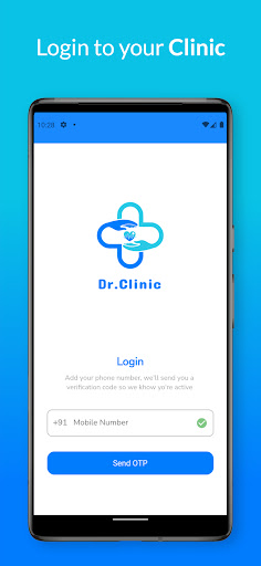 Android application Dr. Clinic - For Clinics screenshort