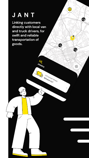 Android application Jant Delivery App screenshort
