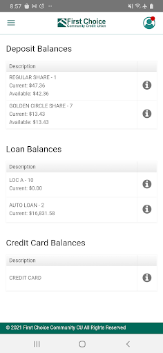 First Choice CCU Mobile Screen 2