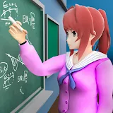 Anime Teacher School Simulator icon