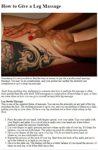 How to Do a Leg Massage Screen 3