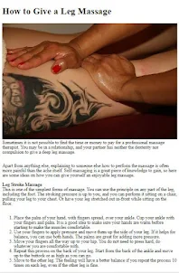 How to Do a Leg Massage