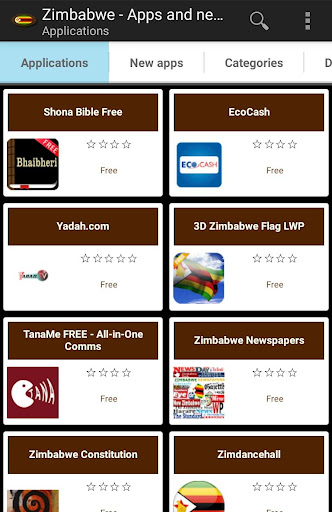 Android application Zimbabwe apps screenshort