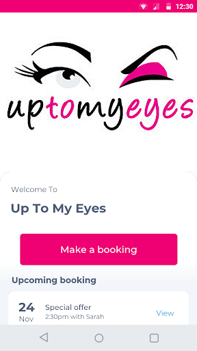 Android application Up To My Eyes screenshort