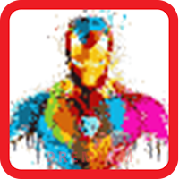 Superhero Star - Pixel Art