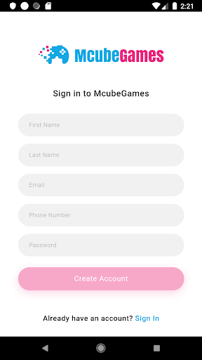 MCube Games Screen 3