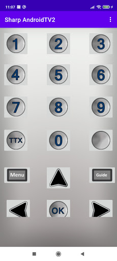 Sharp AndroidTV Remote Control Screen 2