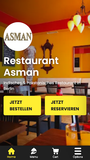 Android application Restaurant Asman screenshort