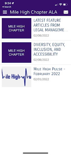 Mile High Chapter ALA Screen 3